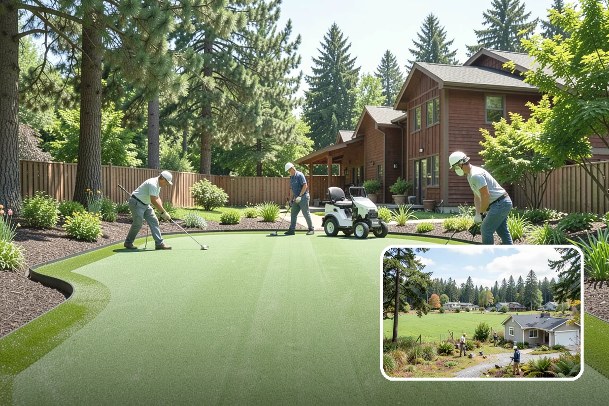 Full Landscape Installation in Lyman, Skagit County, WA - Coordinated, single-source landscape build