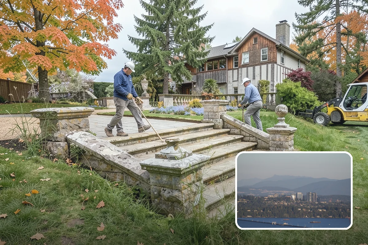 Full Landscape Installation in Medina, King County, WA - Coordinated, single-source landscape build