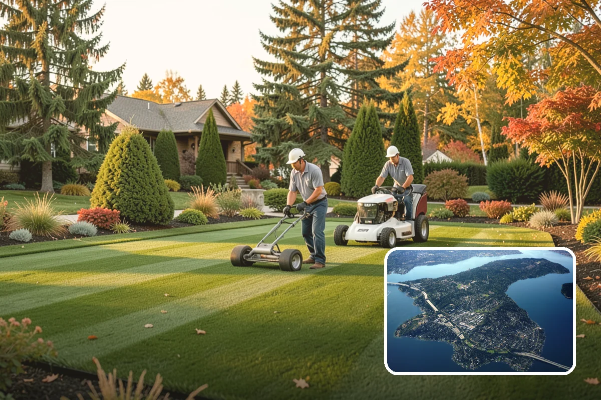 Full Landscape Installation in Mercer Island, King County, WA - Coordinated, single-source landscape build