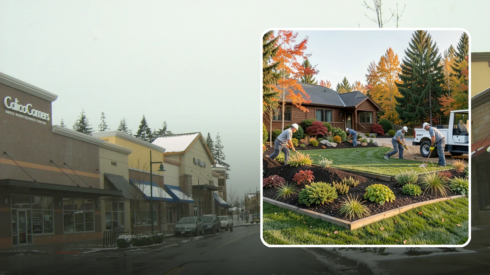 Full Landscape Installation in Mill Creek, Snohomish County, WA - We install complete landscapes from the ground up, integrating plantings, grading, and features for a finished Northwest yard.