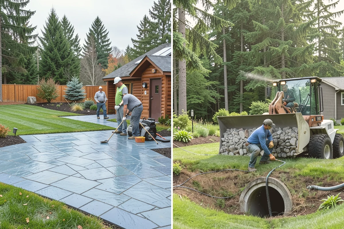Full Landscape Installation in Milton, King County, WA - Meet on site to define goals, budget, and site conditions