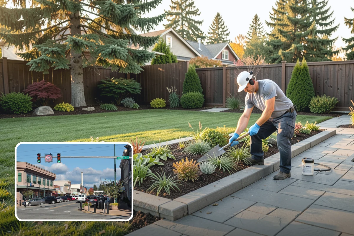 Full Landscape Installation in Monroe, Snohomish County, WA - Coordinated, single-source landscape build