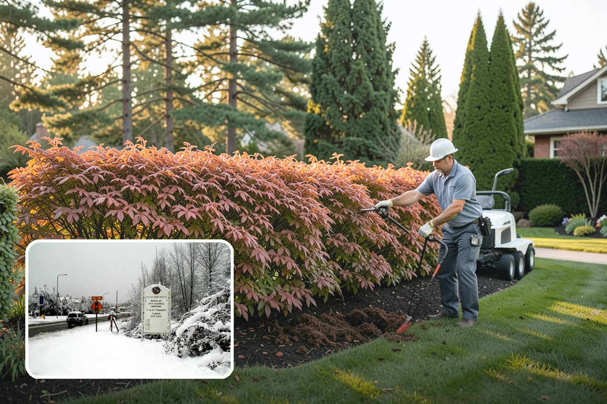Full Landscape Installation in Newcastle, King County, WA - Coordinated, single-source landscape build