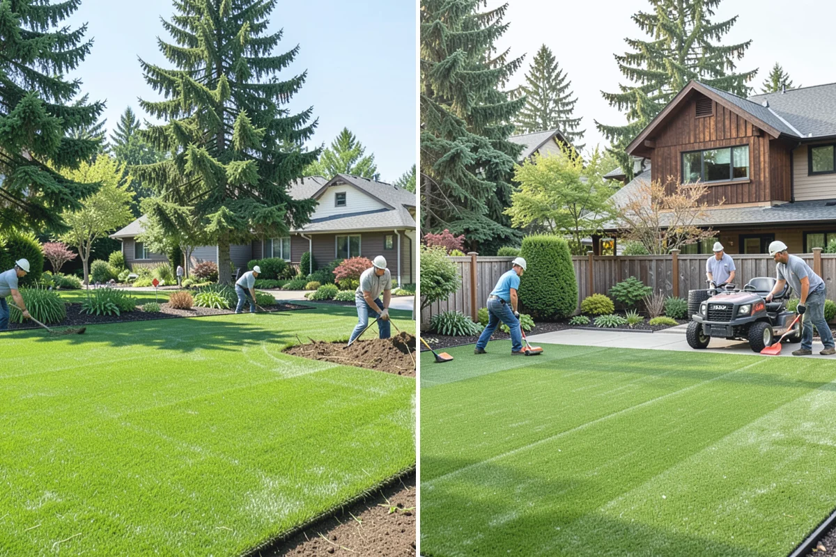Full Landscape Installation in Redmond, King County, WA - Meet on site to define goals, budget, and site conditions