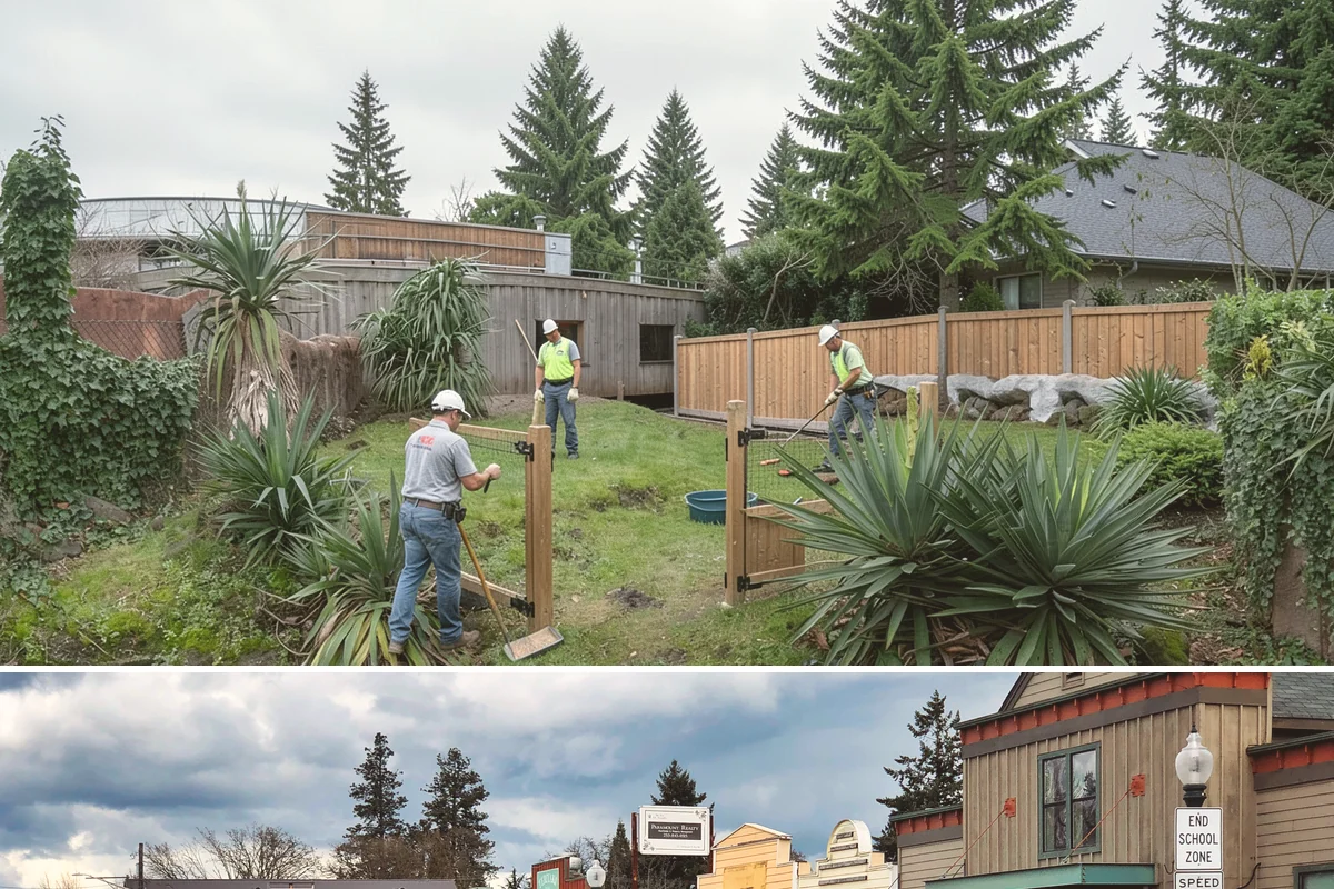 Full Landscape Installation in Roy, Pierce County, WA - Spring and fall installations take advantage of the region's mild, damp weather to help new plantings and lawns establish quickly.