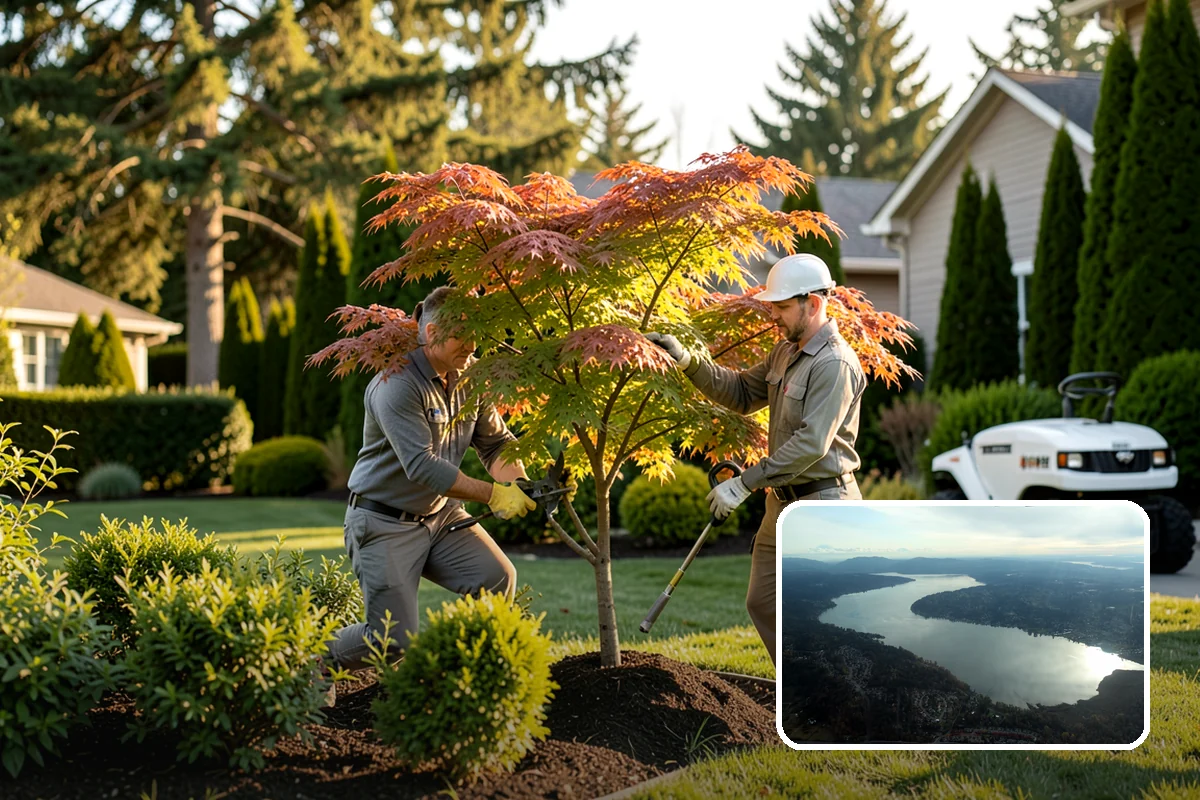 Full Landscape Installation in Sammamish, King County, WA - Coordinated, single-source landscape build