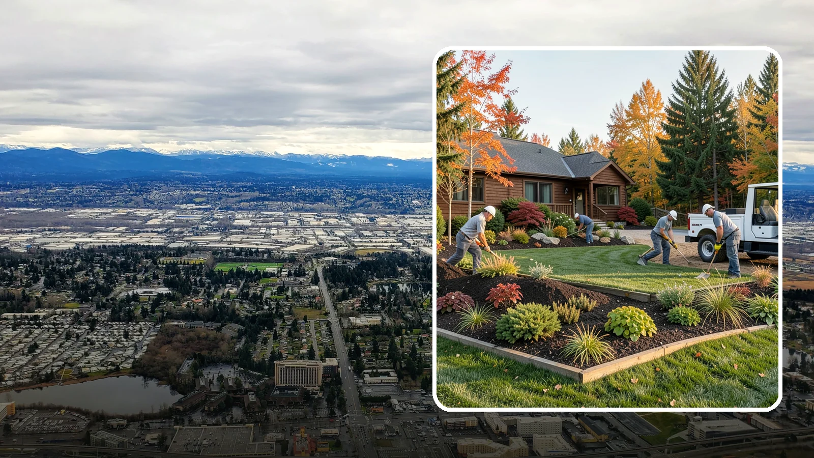 Full Landscape Installation in SeaTac, King County, WA - We install complete landscapes from the ground up, integrating plantings, grading, and features for a finished Northwest yard.