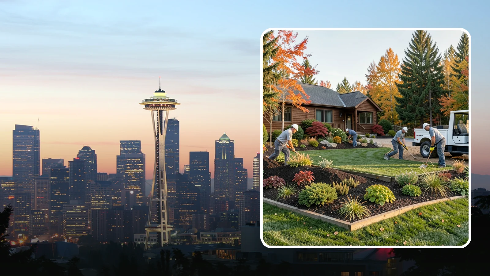 Full Landscape Installation in Seattle, King County, WA - We install complete landscapes from the ground up, integrating plantings, grading, and features for a finished Northwest yard.