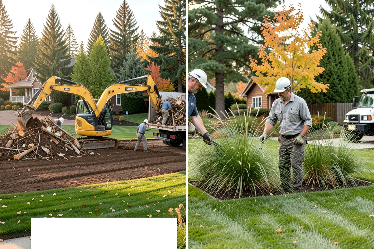 Full Landscape Installation in Sedro-Woolley, Skagit County, WA - Meet on site to define goals, budget, and site conditions
