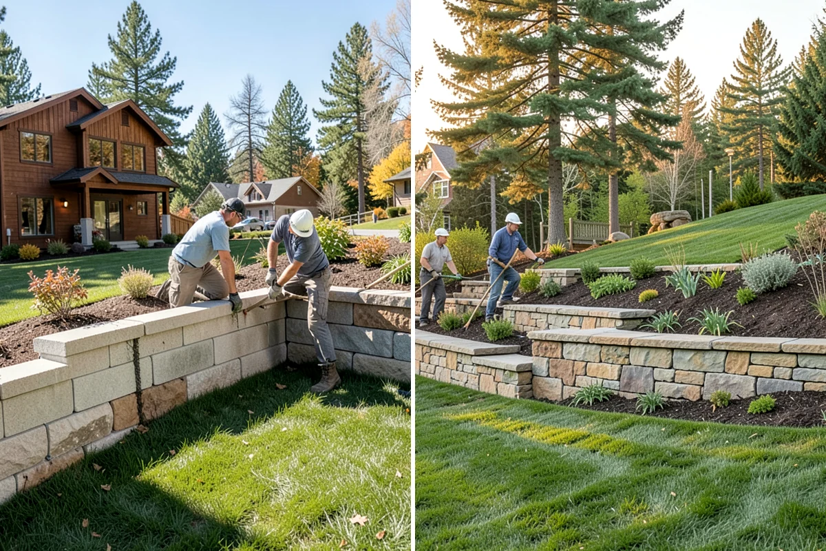 Full Landscape Installation in Snoqualmie, King County, WA - Meet on site to define goals, budget, and site conditions