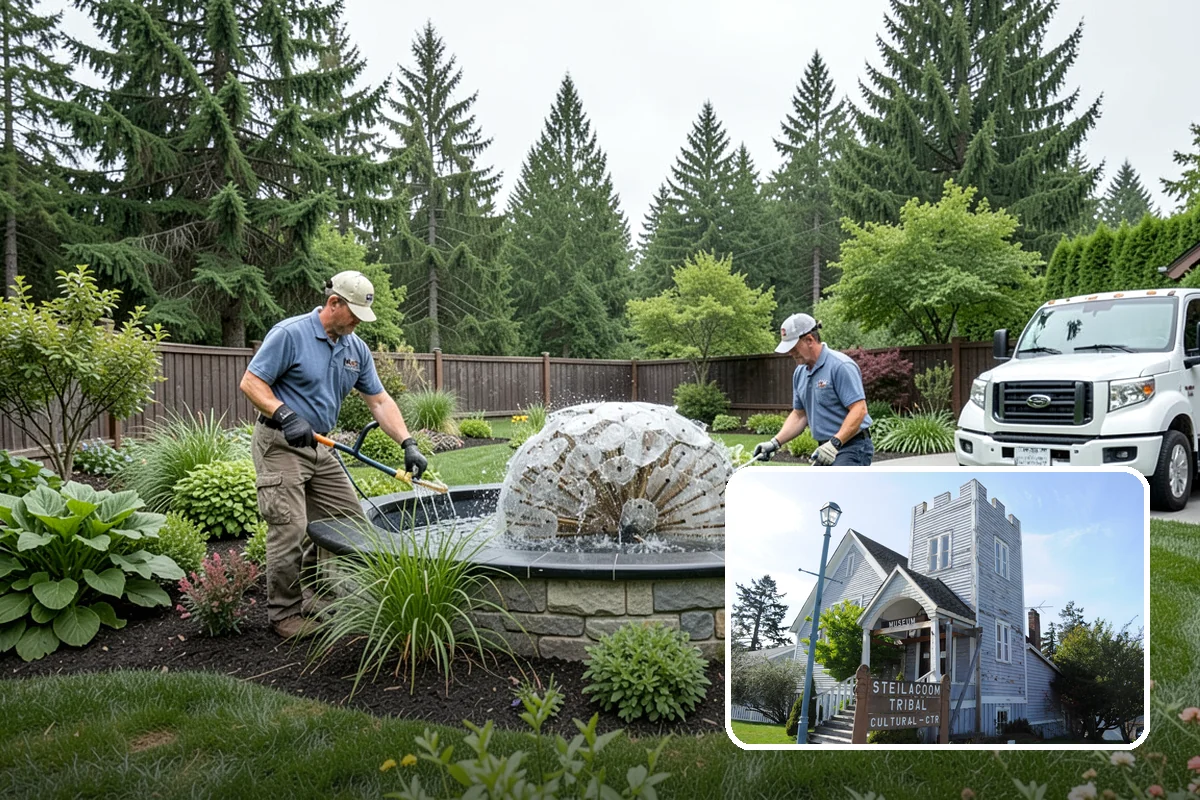Full Landscape Installation in Steilacoom, Pierce County, WA - Coordinated, single-source landscape build