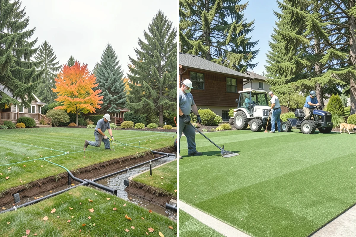 Full Landscape Installation in Steilacoom, Pierce County, WA - Meet on site to define goals, budget, and site conditions