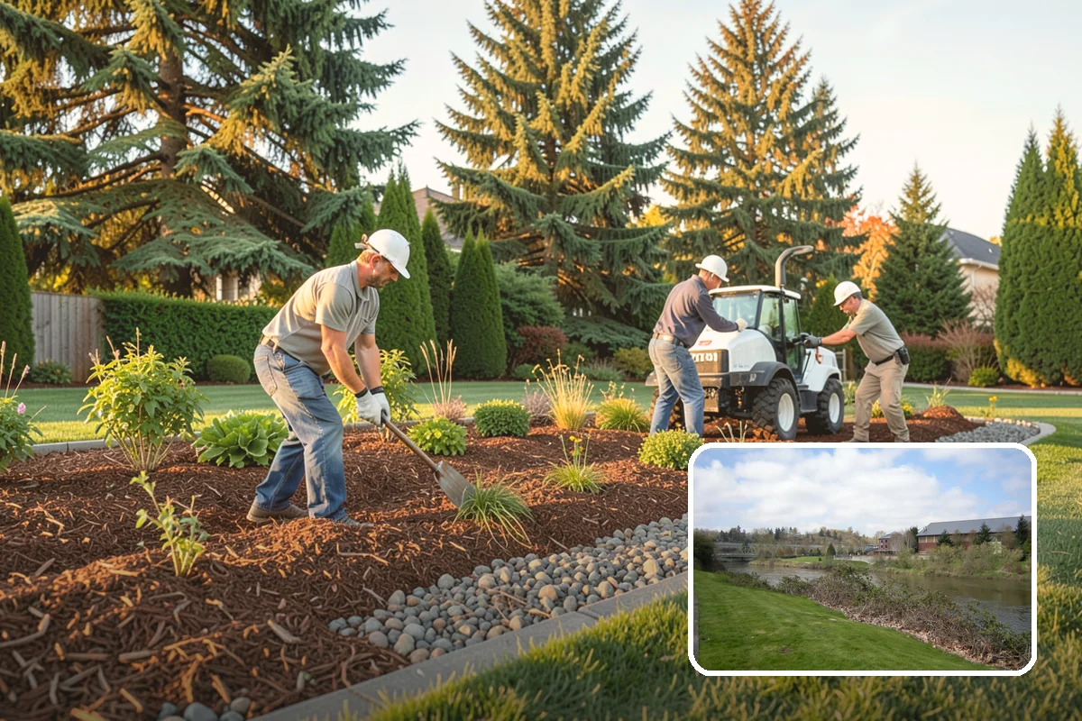 Full Landscape Installation in Tukwila, King County, WA - Coordinated, single-source landscape build