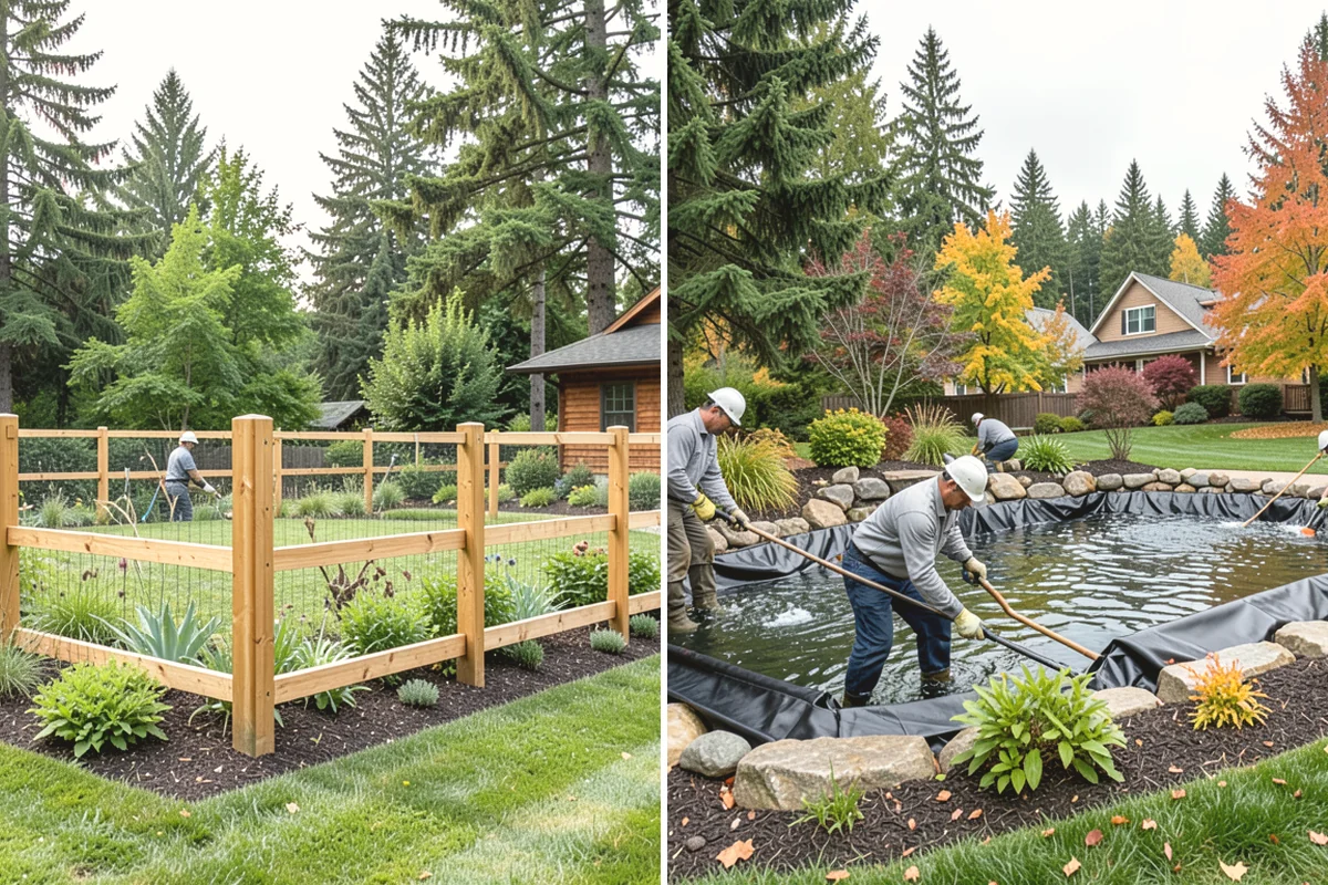 Full Landscape Installation in Tukwila, King County, WA - Meet on site to define goals, budget, and site conditions