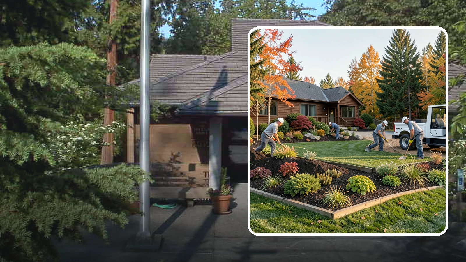 Full Landscape Installation in Yarrow Point, King County, WA - We install complete landscapes from the ground up, integrating plantings, grading, and features for a finished Northwest yard.
