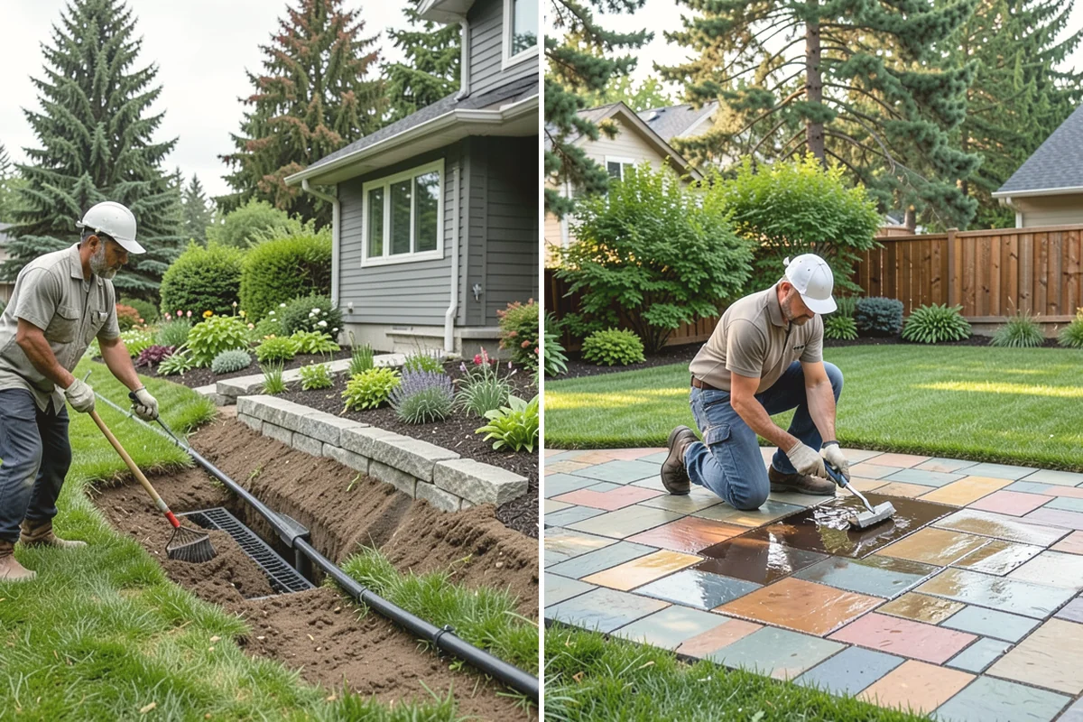 Gabion Retaining Wall in Anacortes, Skagit County, WA - Excavate and prepare a level gravel base