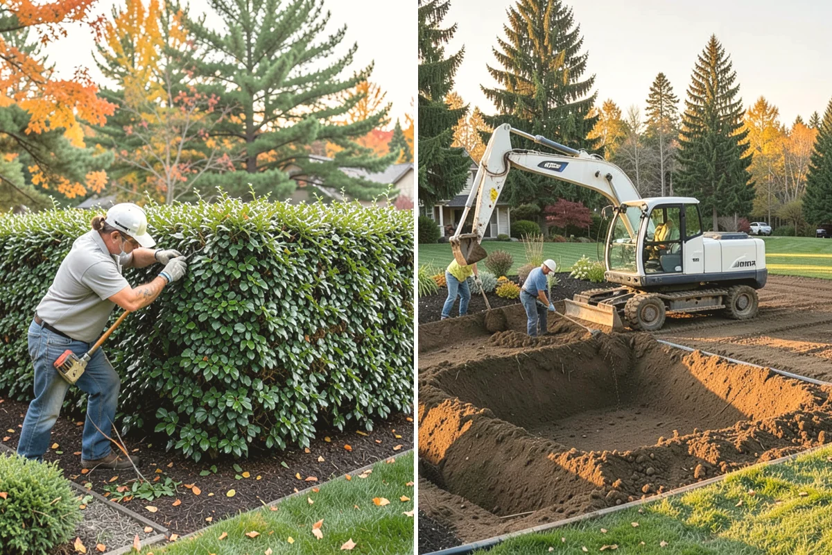Gabion Retaining Wall in Carbonado, Pierce County, WA - Excavate and prepare a level gravel base