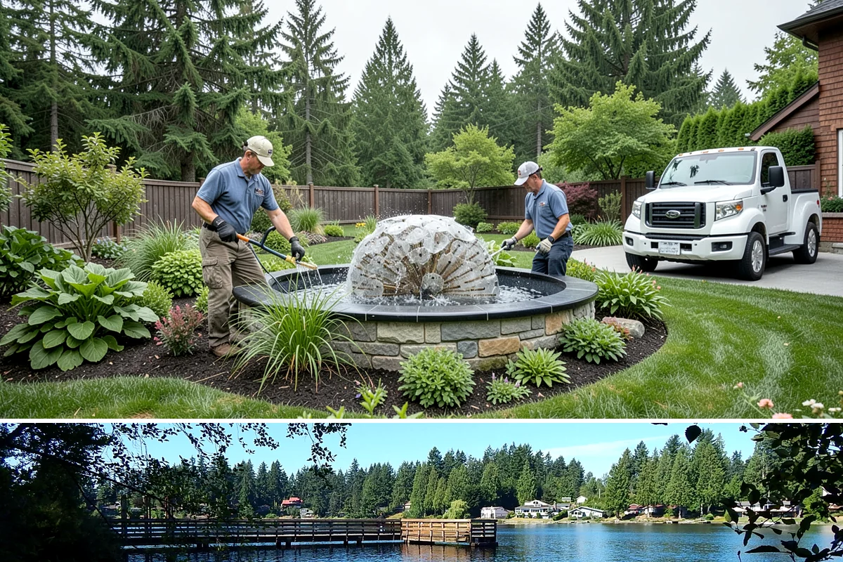 Gabion Retaining Wall in Federal Way, King County, WA - Can be installed nearly year-round in the PNW thanks to its dry construction, with spring through fall preferred for easiest site...