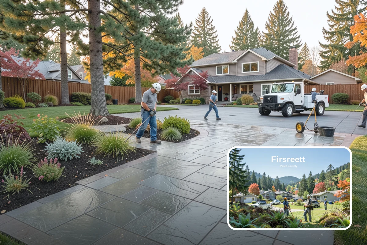 Gabion Retaining Wall in Fircrest, Pierce County, WA - Outstanding free drainage in wet climates