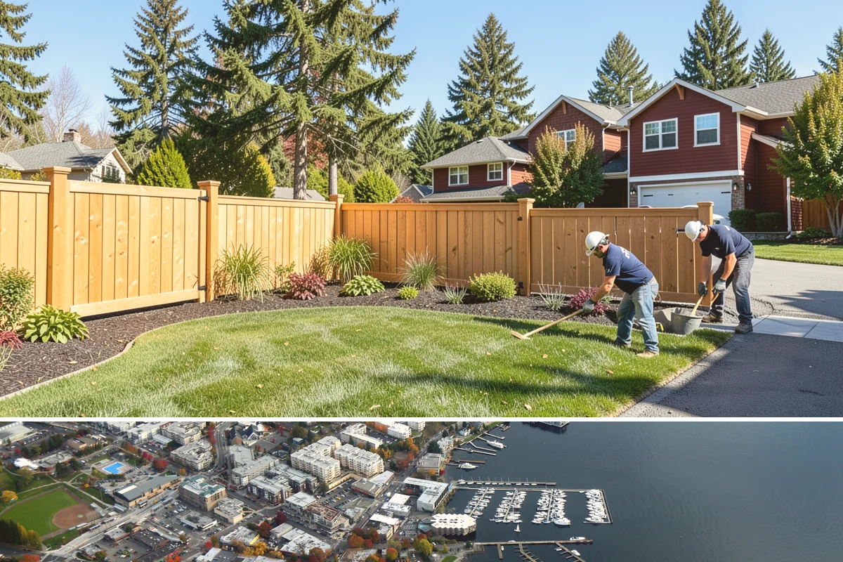 Gabion Retaining Wall in Kirkland, King County, WA - Can be installed nearly year-round in the PNW thanks to its dry construction, with spring through fall preferred for easiest site...