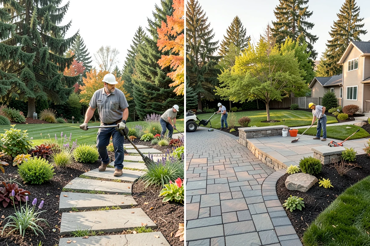 Gabion Retaining Wall in Lake Forest Park, King County, WA - Excavate and prepare a level gravel base