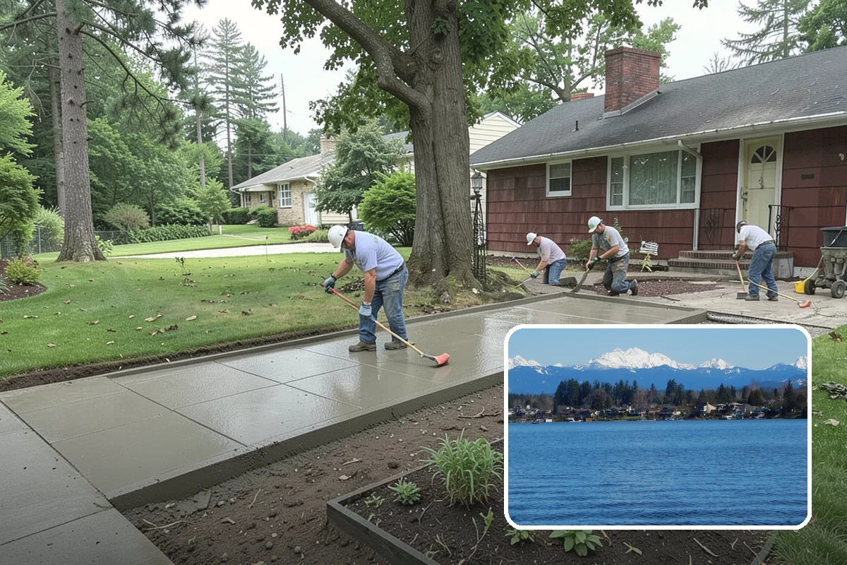 Gabion Retaining Wall in Lake Stevens, Snohomish County, WA - Outstanding free drainage in wet climates