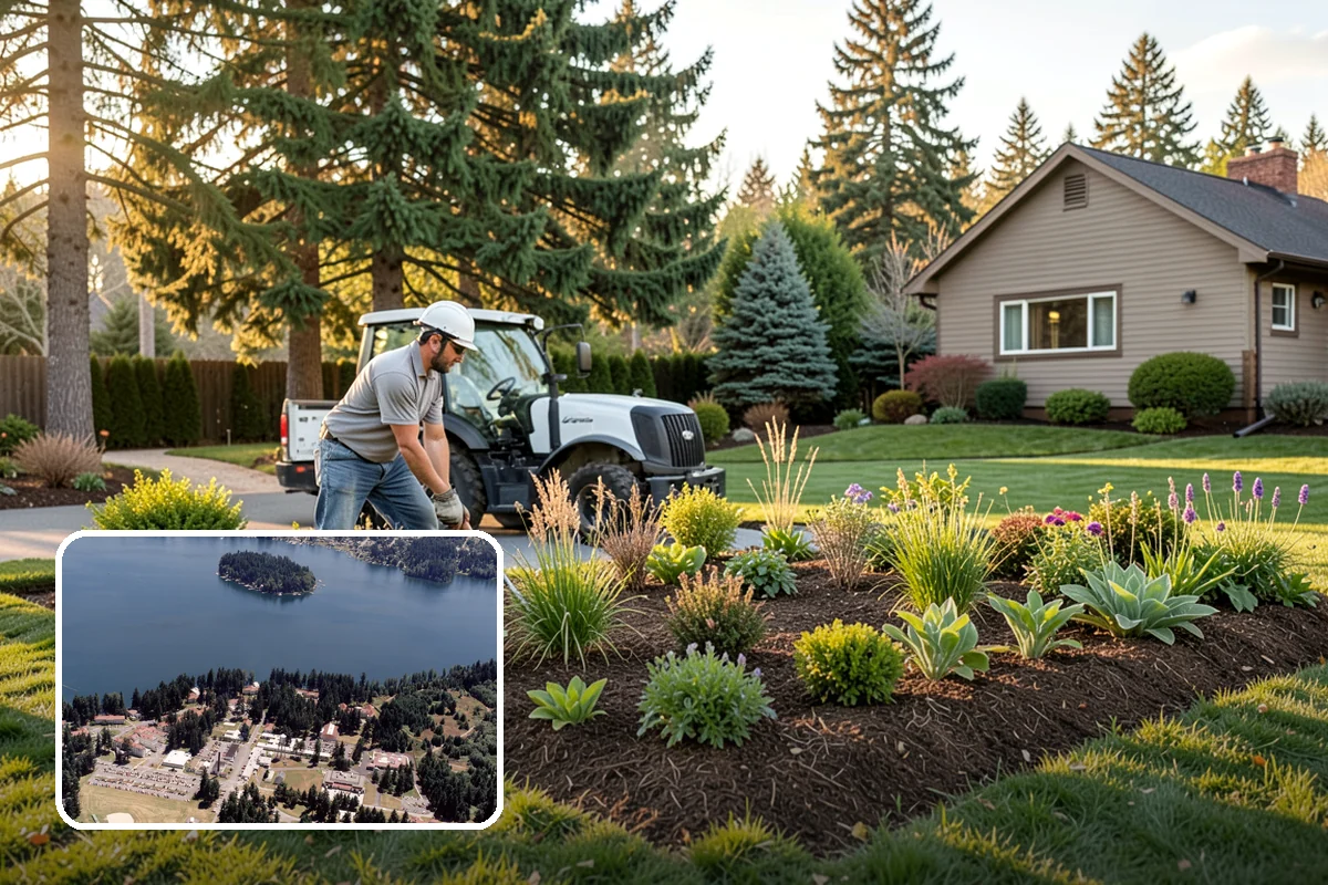 Gabion Retaining Wall in Lakewood, Pierce County, WA - Outstanding free drainage in wet climates