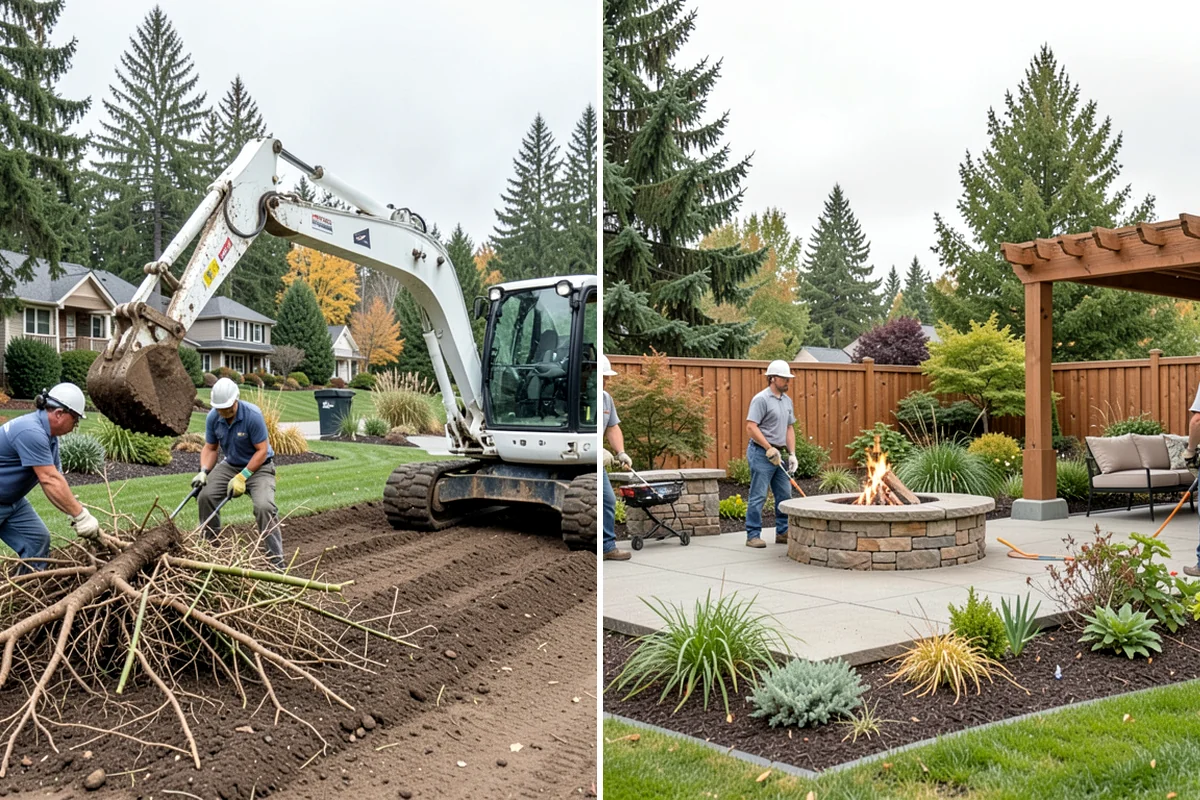 Gabion Retaining Wall in Lyman, Skagit County, WA - Excavate and prepare a level gravel base