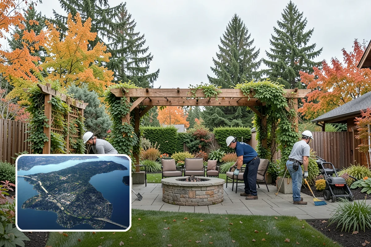 Gabion Retaining Wall in Mercer Island, King County, WA - Outstanding free drainage in wet climates