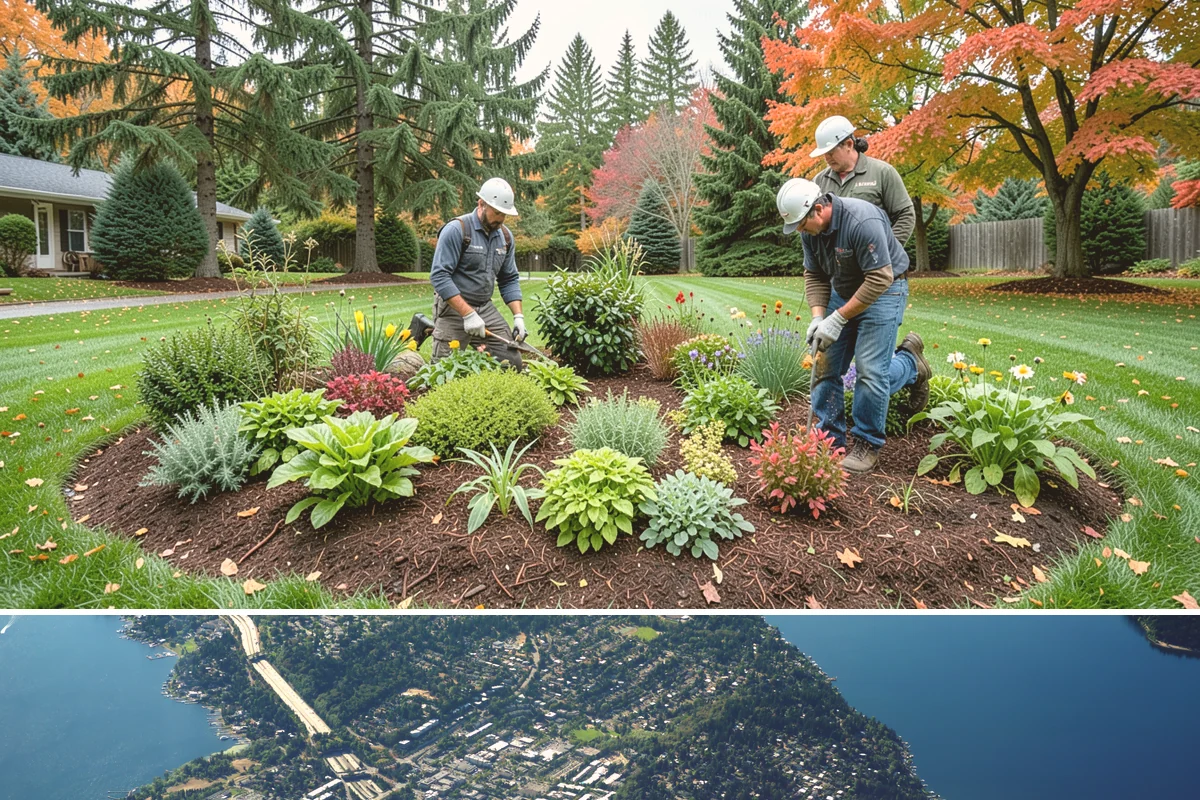 Gabion Retaining Wall in Mercer Island, King County, WA - Can be installed nearly year-round in the PNW thanks to its dry construction, with spring through fall preferred for easiest site...