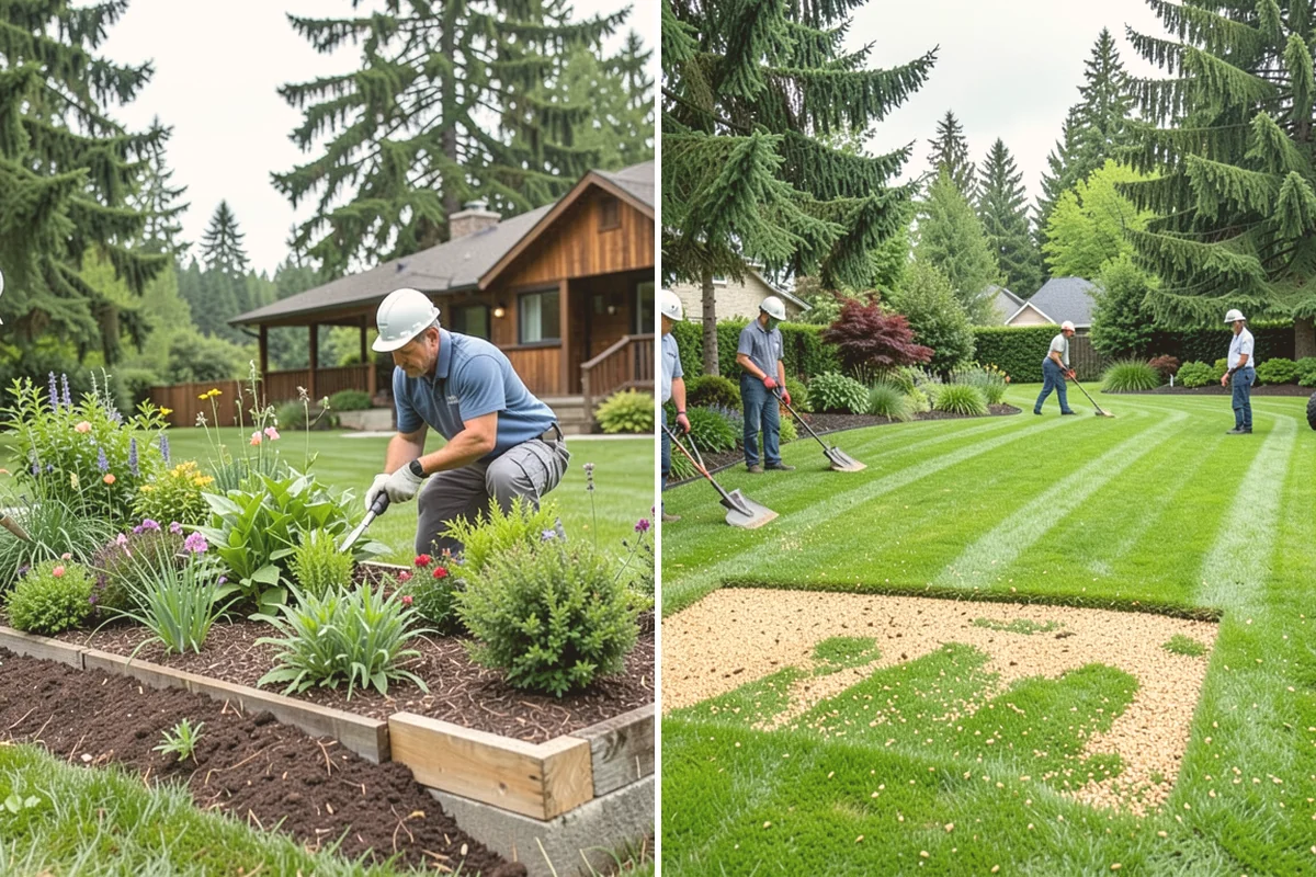 Gabion Retaining Wall in Orting, Pierce County, WA - Excavate and prepare a level gravel base