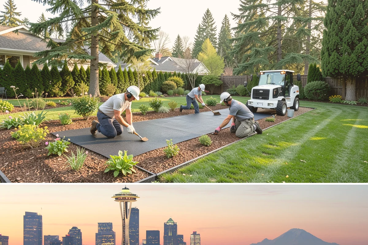 Gabion Retaining Wall in Seattle, King County, WA - Can be installed nearly year-round in the PNW thanks to its dry construction, with spring through fall preferred for easiest site...