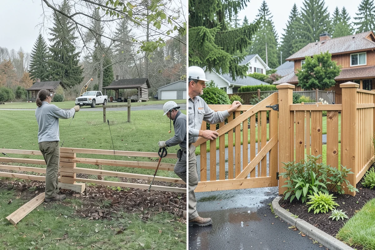 Gabion Retaining Wall in Skykomish, King County, WA - Excavate and prepare a level gravel base