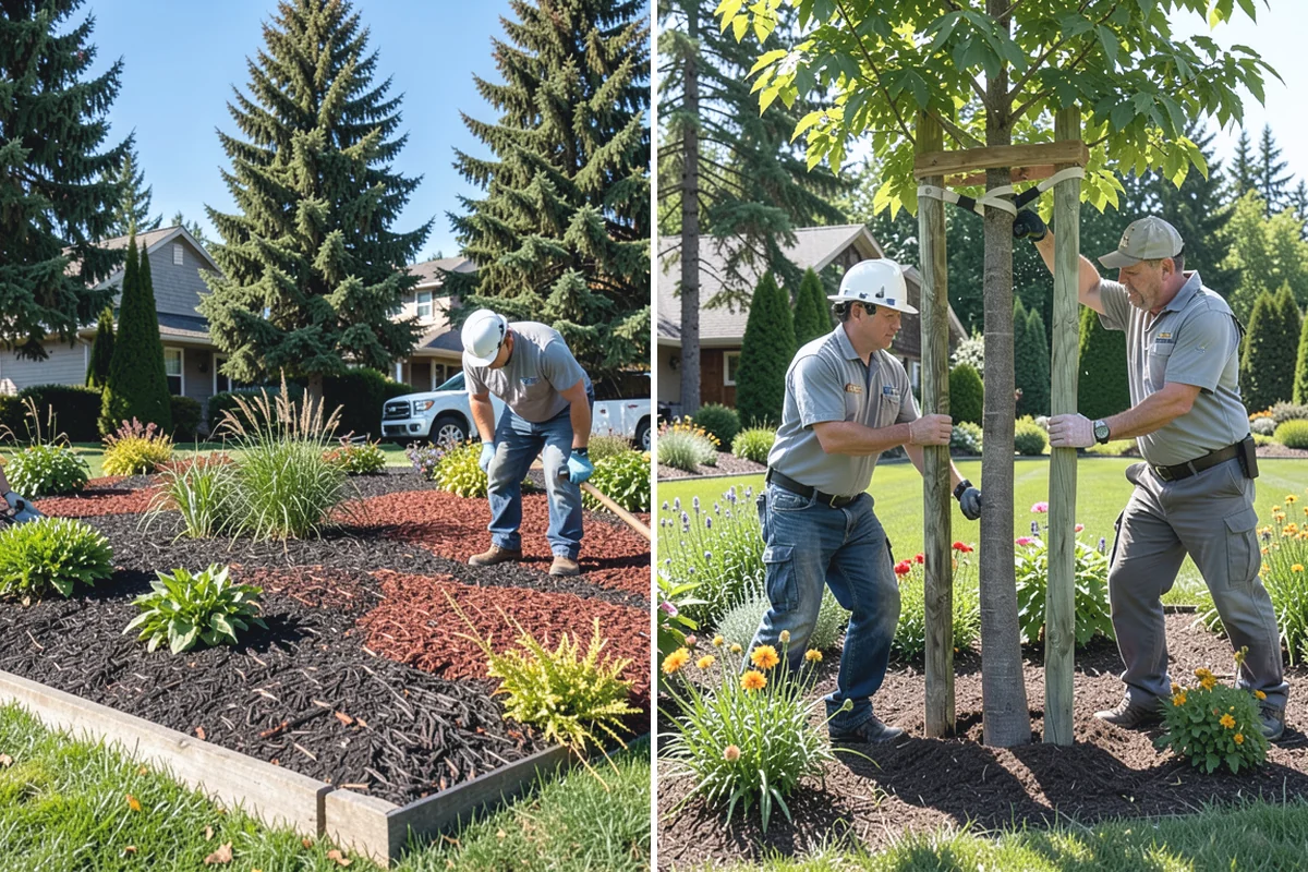 Gabion Retaining Wall in South Prairie, Pierce County, WA - Excavate and prepare a level gravel base