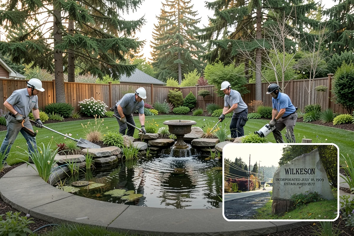 Gabion Retaining Wall in Wilkeson, Pierce County, WA - Outstanding free drainage in wet climates