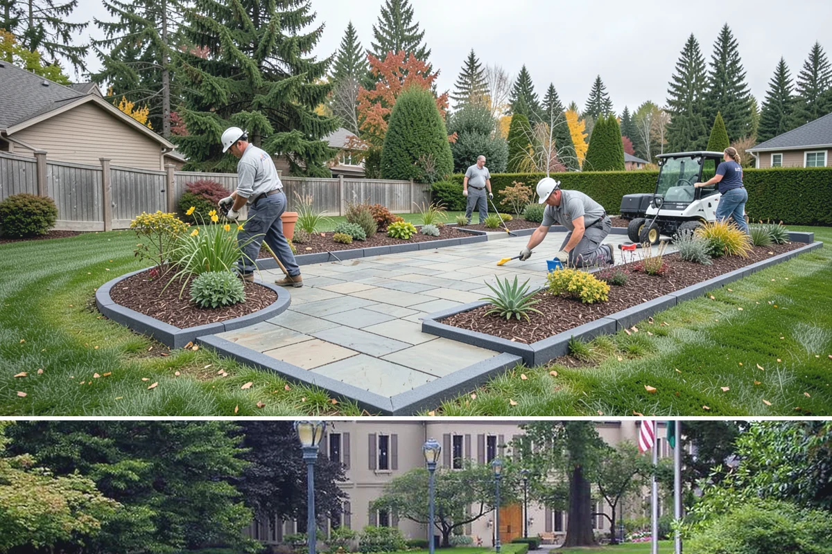 Gabion Retaining Wall in Woodinville, King County, WA - Can be installed nearly year-round in the PNW thanks to its dry construction, with spring through fall preferred for easiest site...