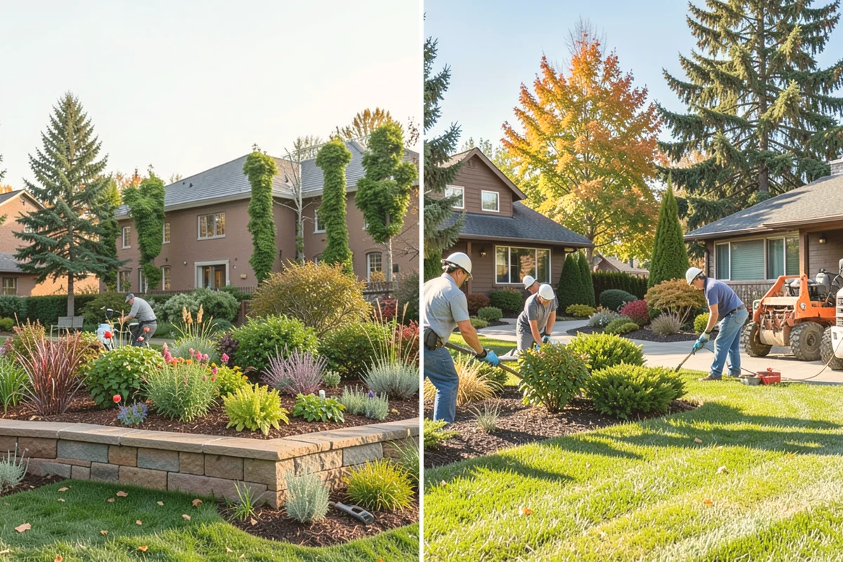 Garden Bed Installation in Algona, King County, WA - Lay out and mark the bed lines