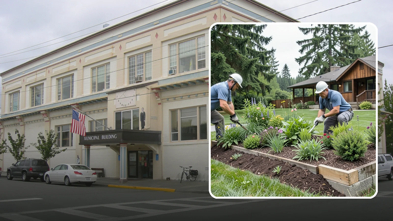 Garden Bed Installation in Anacortes, Skagit County, WA - New planting beds built from the soil up - shaped, amended, and planted for lasting curb appeal.