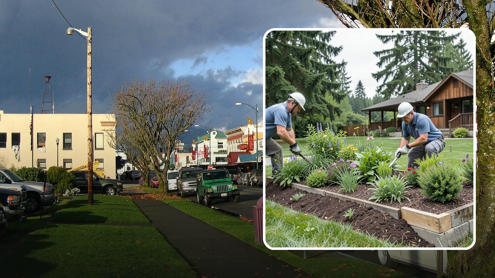 Garden Bed Installation in Arlington, Snohomish County, WA - New planting beds built from the soil up - shaped, amended, and planted for lasting curb appeal.