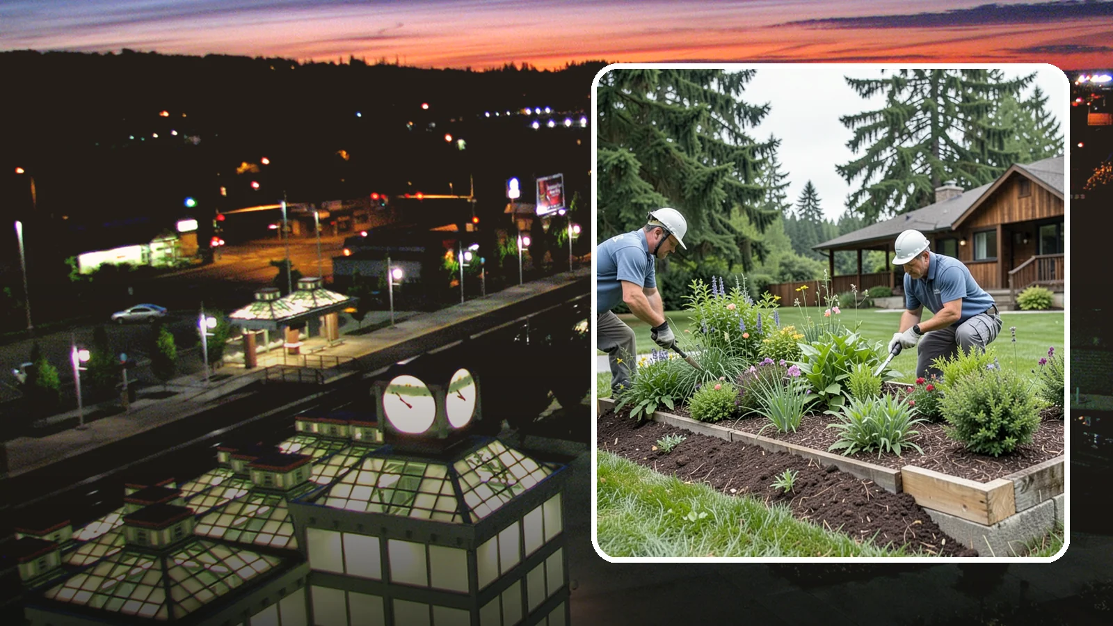 Garden Bed Installation in Auburn, King County, WA - New planting beds built from the soil up - shaped, amended, and planted for lasting curb appeal.