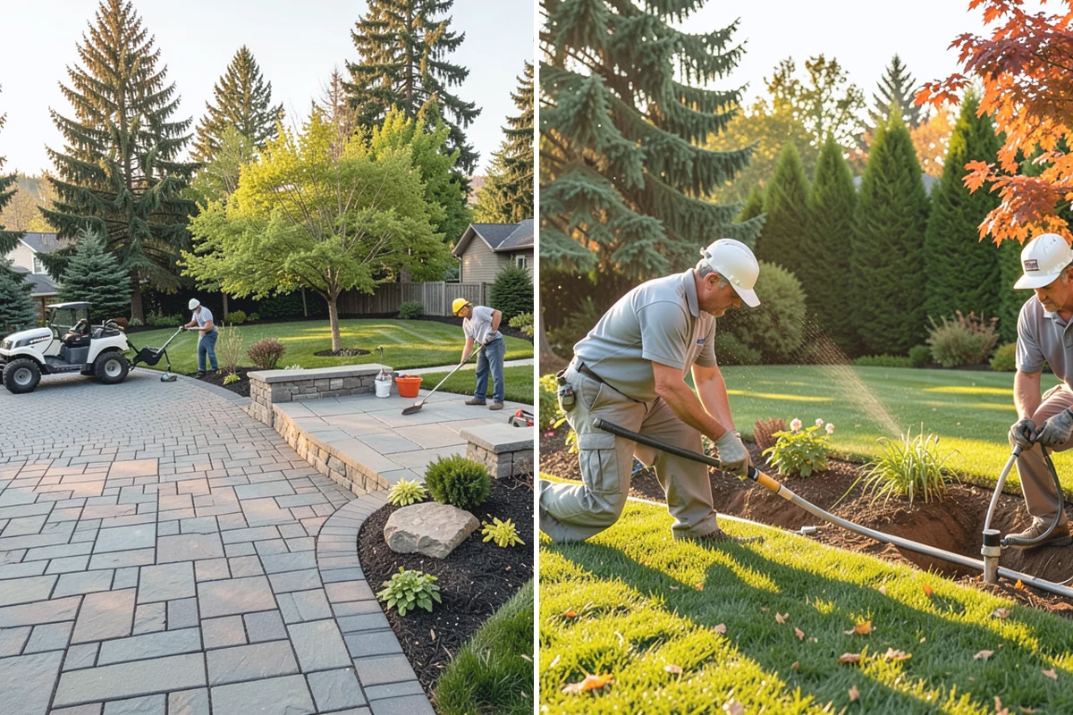 Garden Bed Installation in Auburn, King County, WA - Lay out and mark the bed lines