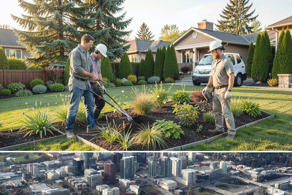Garden Bed Installation in Bellevue, King County, WA - Best planted spring or fall in the PNW