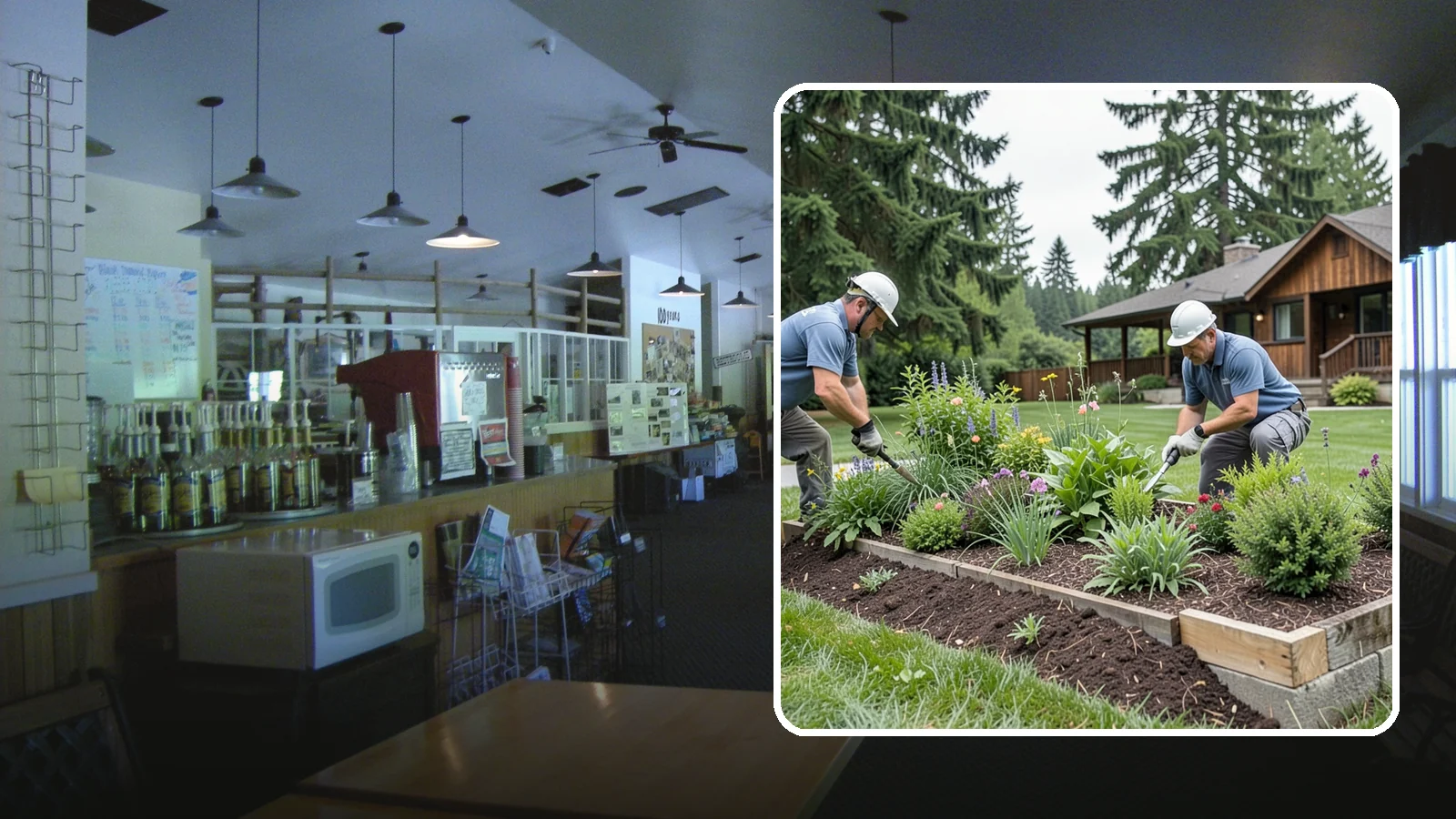 Garden Bed Installation in Black Diamond, King County, WA - New planting beds built from the soil up - shaped, amended, and planted for lasting curb appeal.