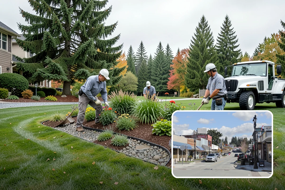 Garden Bed Installation in Bothell, King County, WA - Beds shaped to complement your home