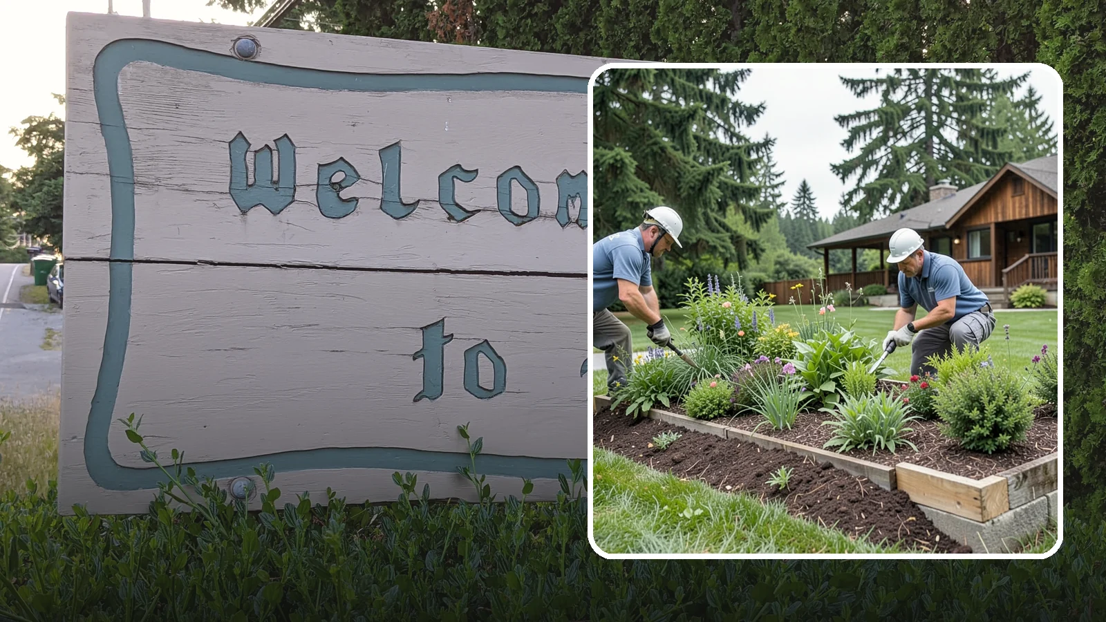 Garden Bed Installation in Brier, Snohomish County, WA - New planting beds built from the soil up - shaped, amended, and planted for lasting curb appeal.