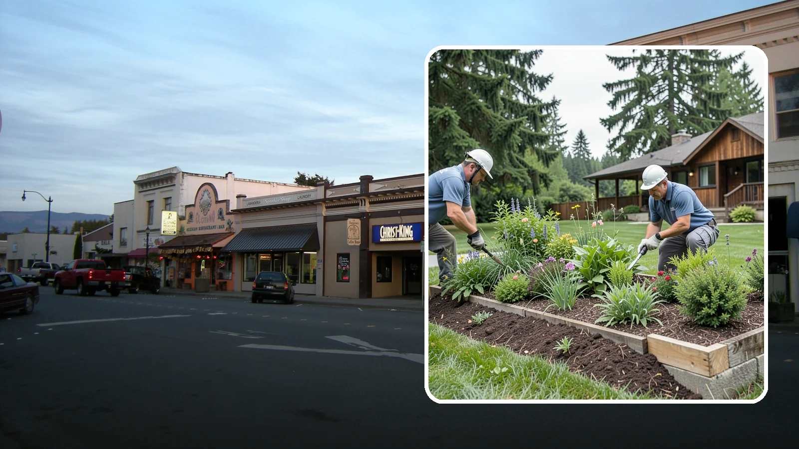 Garden Bed Installation in Burlington, Skagit County, WA - New planting beds built from the soil up - shaped, amended, and planted for lasting curb appeal.