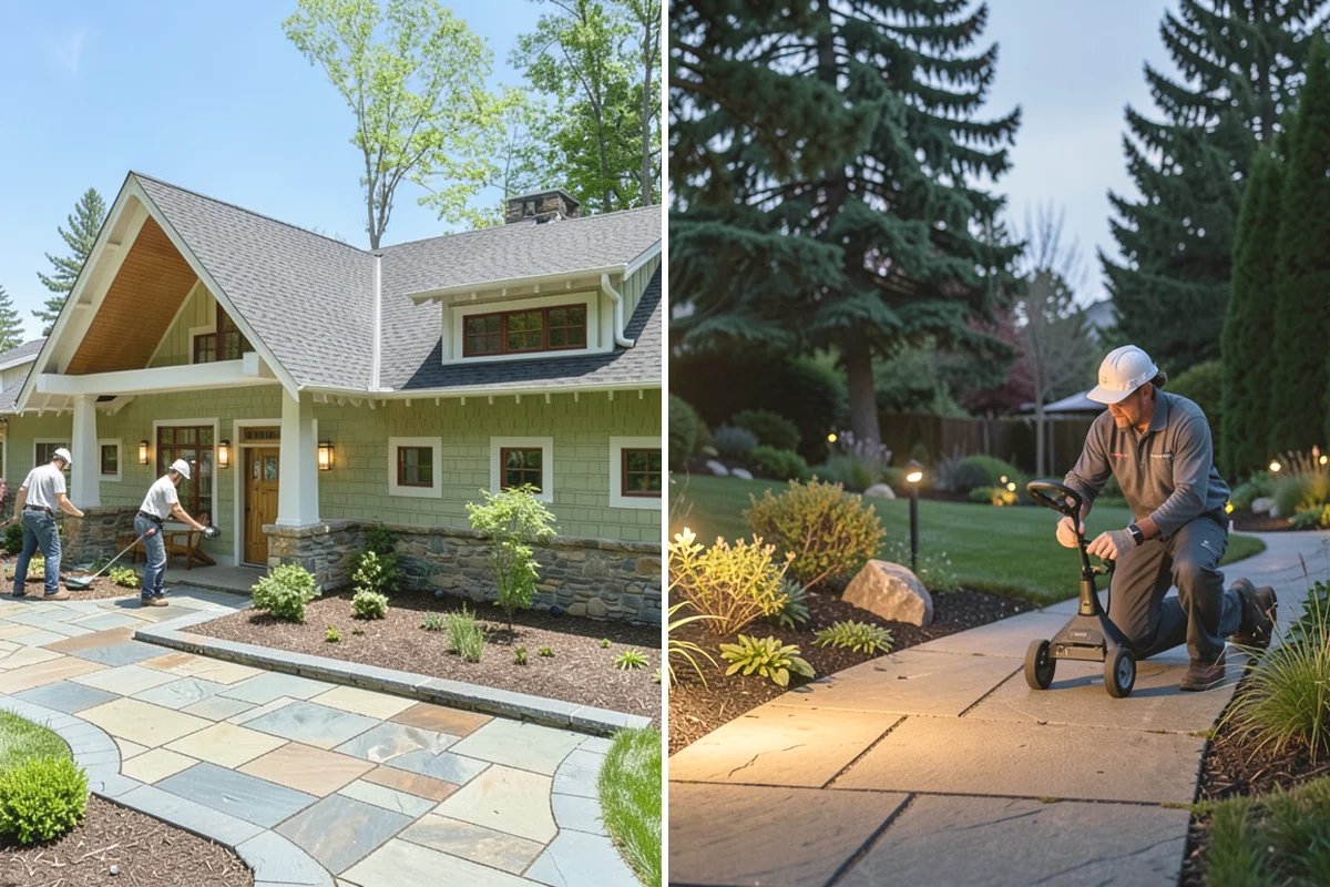 Garden Bed Installation in Burlington, Skagit County, WA - Lay out and mark the bed lines