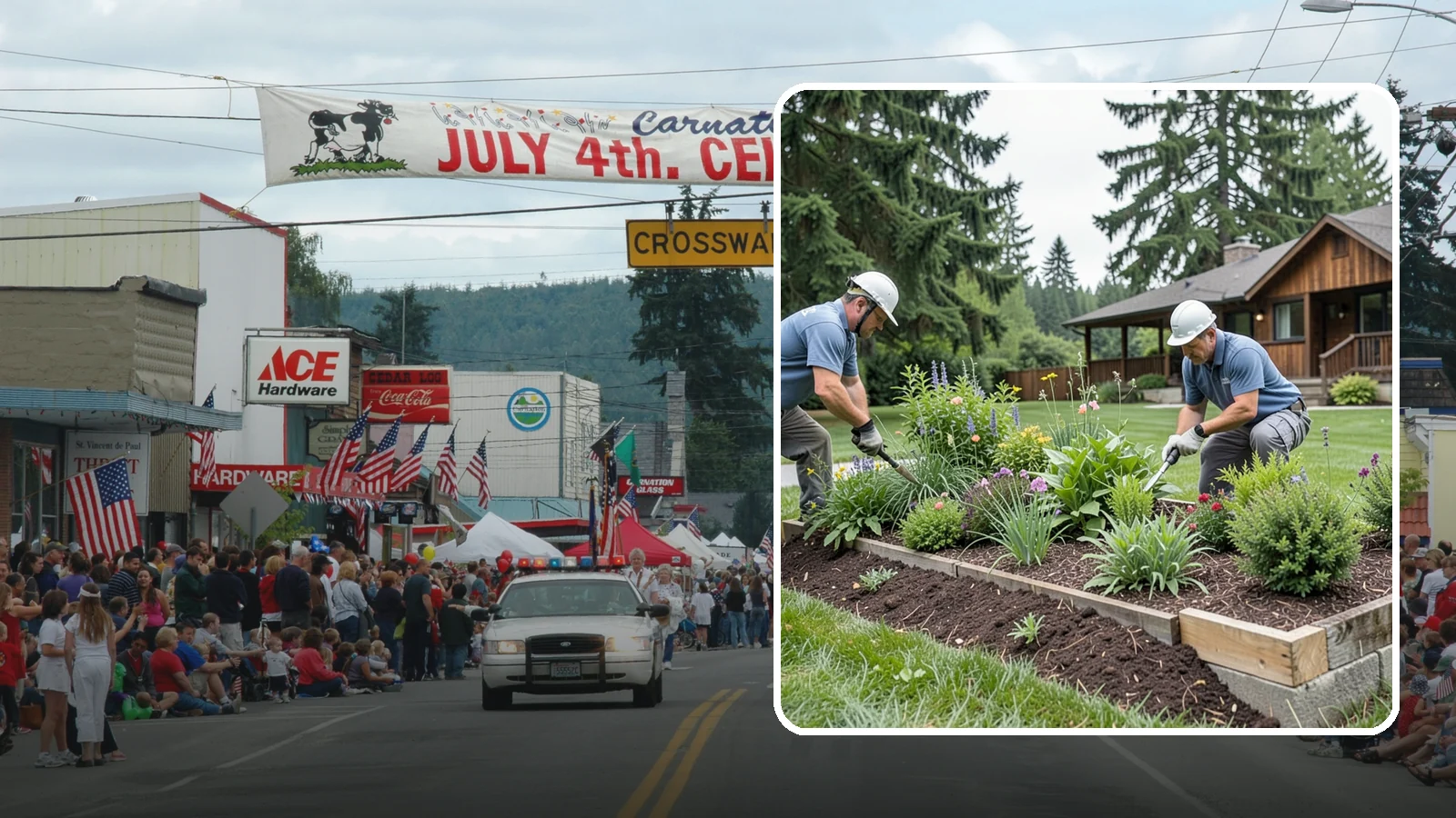 Garden Bed Installation in Carnation, King County, WA - New planting beds built from the soil up - shaped, amended, and planted for lasting curb appeal.