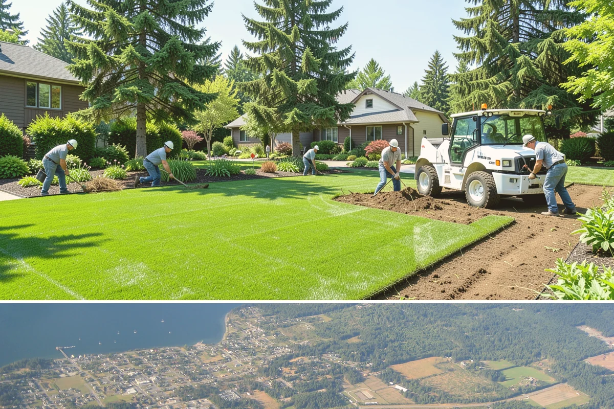 Garden Bed Installation in Coupeville, Island County, WA - Best planted spring or fall in the PNW