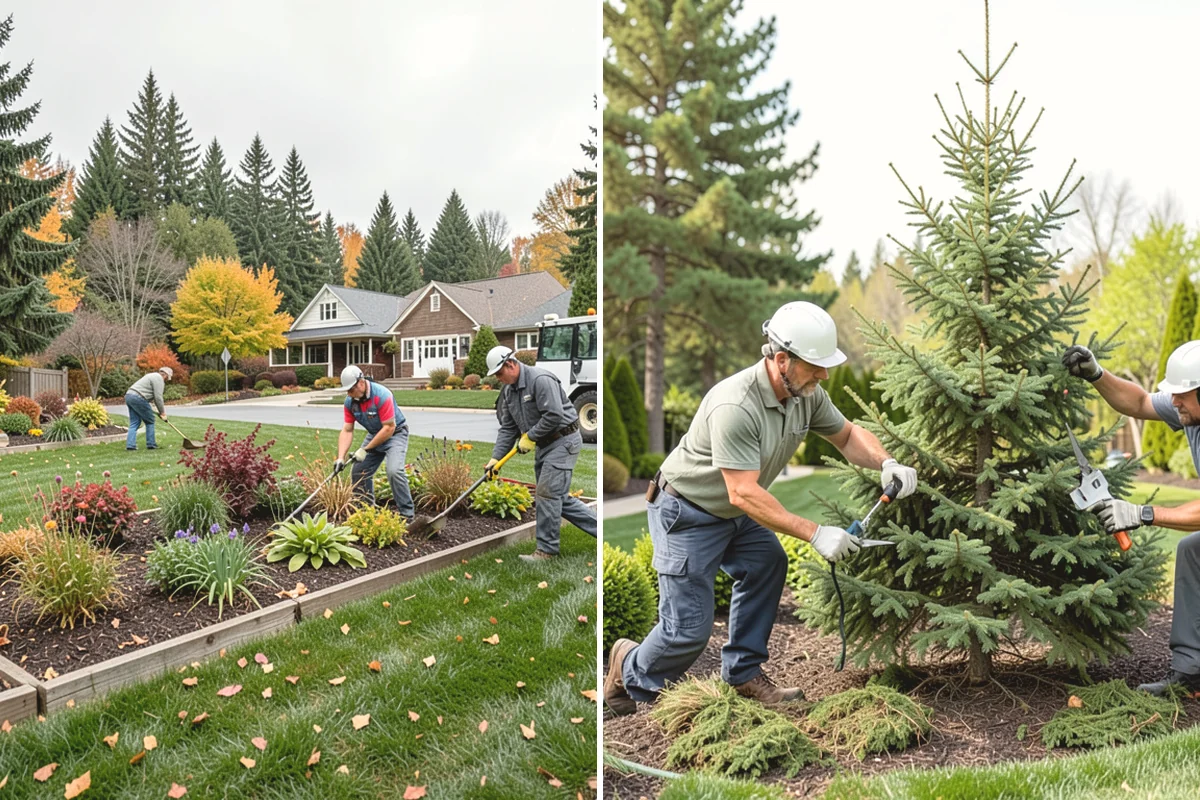 Garden Bed Installation in Covington, King County, WA - Lay out and mark the bed lines